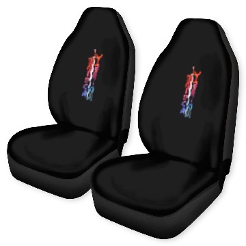 Discover Raider Warrior logo 2 by Carmo Fernandes Car Seat Covers