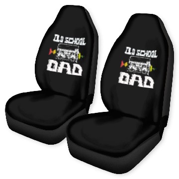 Discover Old School Dad Hip Hop Music Lover Car Seat Covers