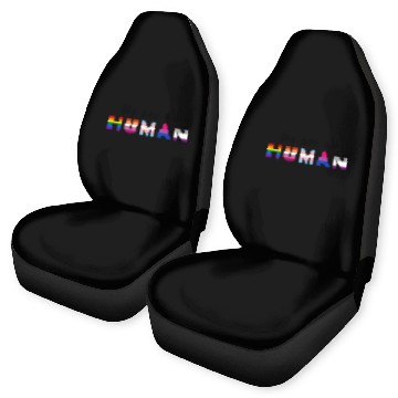 Discover we are all human Car Seat Covers