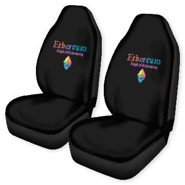 Discover ETHEREUM DIGITAL ECONOMY Car Seat Covers