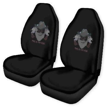 Discover cowboy mask Car Seat Covers