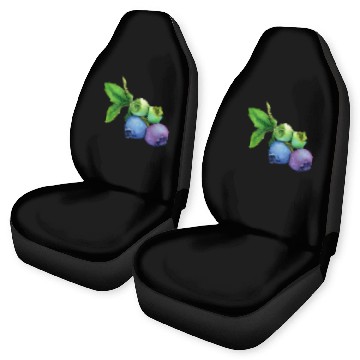 Discover blueberries Car Seat Covers