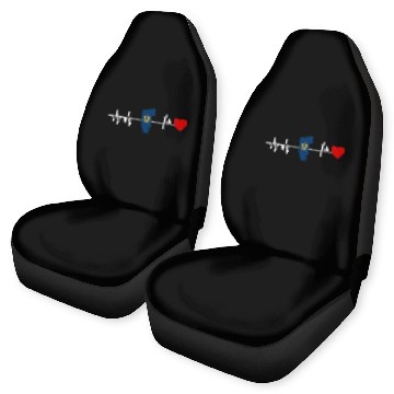 Discover Vermont Heartbeat Gift Car Seat Covers