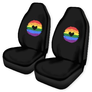 Discover Lgbtq Gay Pride Month Rainbow Love Is Love Car Seat Covers