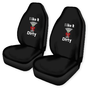 Discover Martini Lover I Like It Dirty Martini Women Men Car Seat Covers