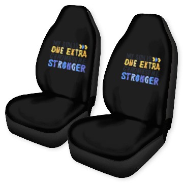 Discover Family Down Syndrome Awareness My Son One Extra Car Seat Covers