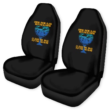 Discover Save the Ocean Car Seat Covers