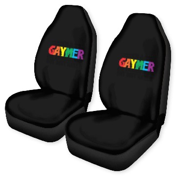 Discover I'm A Gaymer, Like A Regular Gamer But Way Gayer Car Seat Covers