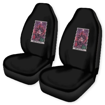 Discover Strength Tarot Card Halloween Cerberus Greek Mytho Car Seat Covers