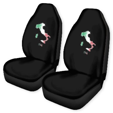 Discover Stylized Italy Map Car Seat Covers