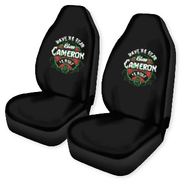 Discover Funny Scottish Clan Cameron Tartan Have No Fear Car Seat Covers