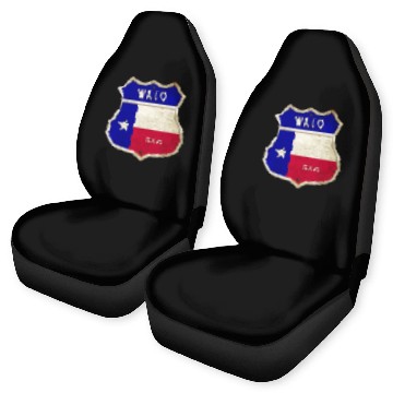 Discover Waco Texas crest flags design Car Seat Covers