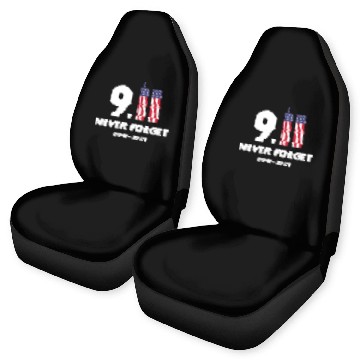 Discover 911 Never Forget 2001-2022 Patriot day Car Seat Covers
