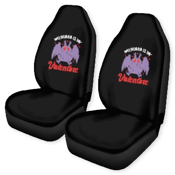 Discover Funny Valentines Day Cryptid Cute Mothman Car Seat Covers