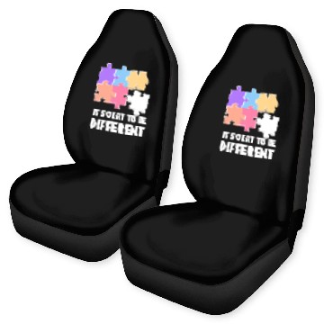 Discover Funny Autism Teacher Car Seat Covers