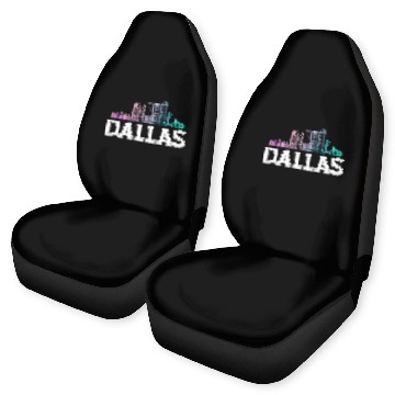 Discover Dallas City Texas Dallas Car Seat Covers