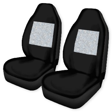 Discover Grey Snowflakes Pattern Car Seat Covers