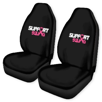 Discover Support Squad - Beat Breast Cancer Car Seat Covers