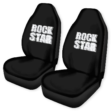 Discover Rock Star Music Style Genre Guitar Rock Band Car Seat Covers