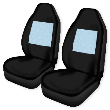 Discover Light Blue Snowflakes Pattern Car Seat Covers