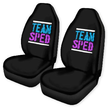 Discover Special Education Teacher Team Sped Car Seat Covers