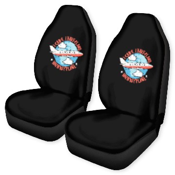 Discover Airline Pilot Aircraft Pilot Plans With My Plane Car Seat Covers