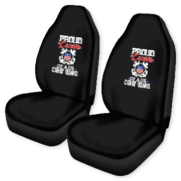 Discover Proud US Coast Guard Cousin Car Seat Covers