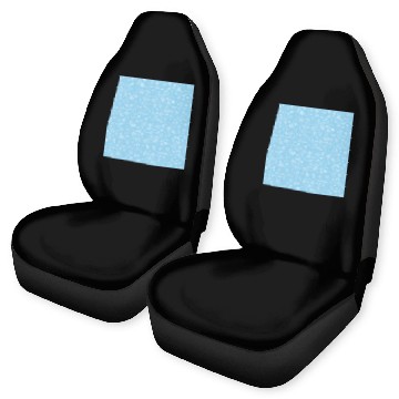 Discover Blue Snowflakes Pattern Car Seat Covers