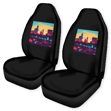 Discover Kansas City comics Car Seat Covers