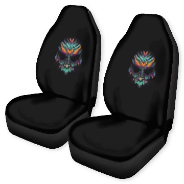 Discover Halloween Mask Car Seat Covers