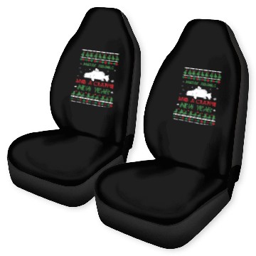 Discover Merry Fishmas And A Crappie New Year - Saying Ugly Car Seat Covers