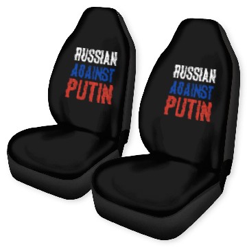 Discover Russian against Putin russia flag grunge Car Seat Covers