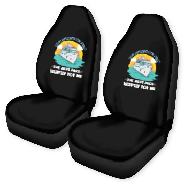 Discover Boating Boat Captain Cruise Ship Cruising Yacht Car Seat Covers