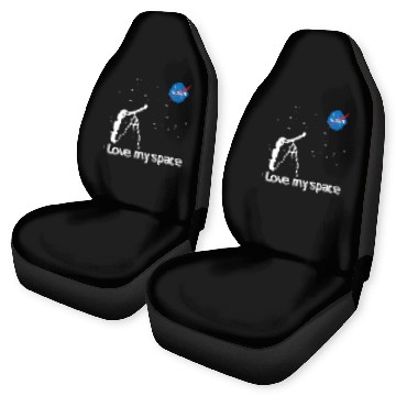 Discover NASA I Love My Space Telescope Galaxy Car Seat Covers