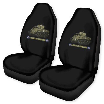 Discover World War 2 American Tank M4A2 Sherman Car Seat Covers