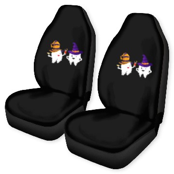 Discover Halloween Scary Dentist Funny Trick or Treat Teeth Car Seat Covers