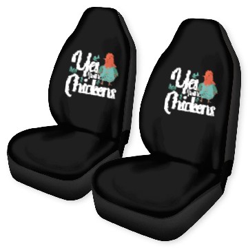 Discover Chickens Rooster Chicken Farmer Hen Poultry Cock Car Seat Covers