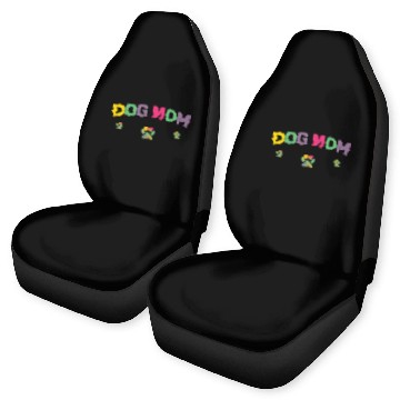 Discover Dog Mom gift Car Seat Covers