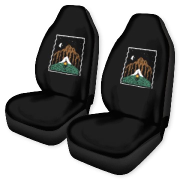 Discover Mountain Night Camper Gift Car Seat Covers