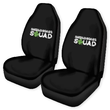 Discover Shenanigans Squad Gangster Gift Car Seat Covers