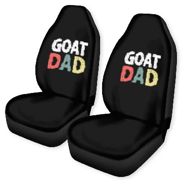 Discover Mens Funny Goat Dad Animal Lover Farmer Fathers Car Seat Covers