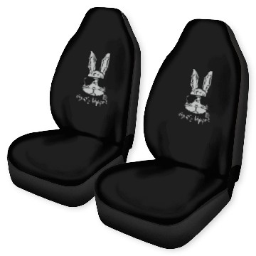 Discover What's Poppin' - Cool Easter Rabbit Car Seat Covers
