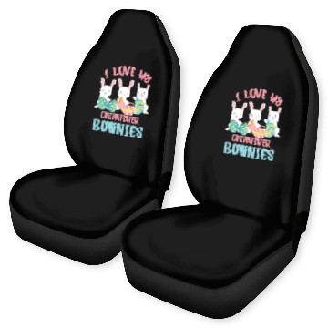 Discover I Love My Dispatcher Bunnies Rabbit Lover Easter Car Seat Covers