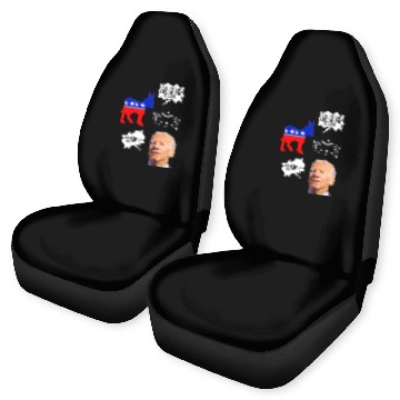Discover Biden Donkey pox lie lie lie lie and the big lie Car Seat Covers