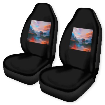 Discover A Timeless World in a Distant Solar System Bright Car Seat Covers