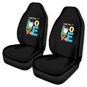 Discover Save the planet eco friendly design Car Seat Covers