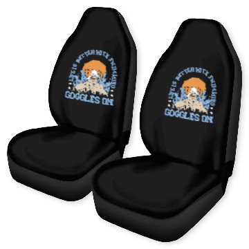 Discover Swimmer Swimming Life Is Better With Swim Googles Car Seat Covers