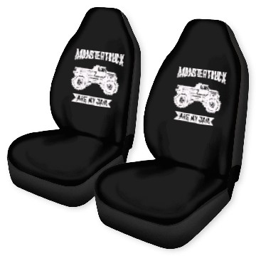Discover Monster Trucks Are My Jam Vintage Retro Car Seat Covers