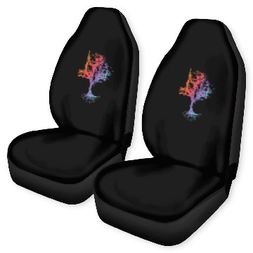 Discover Rainbow Tree Car Seat Covers