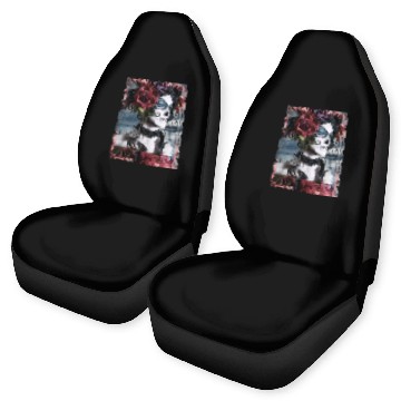 Discover Beauty Dance Macabre Sugar Skull Girl Car Seat Covers